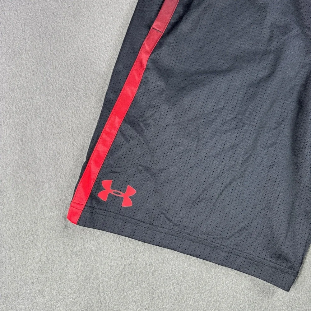 Under Armour‎ Shorts Women S Athletic Gym Shiny Glanz Training Black Drawstring